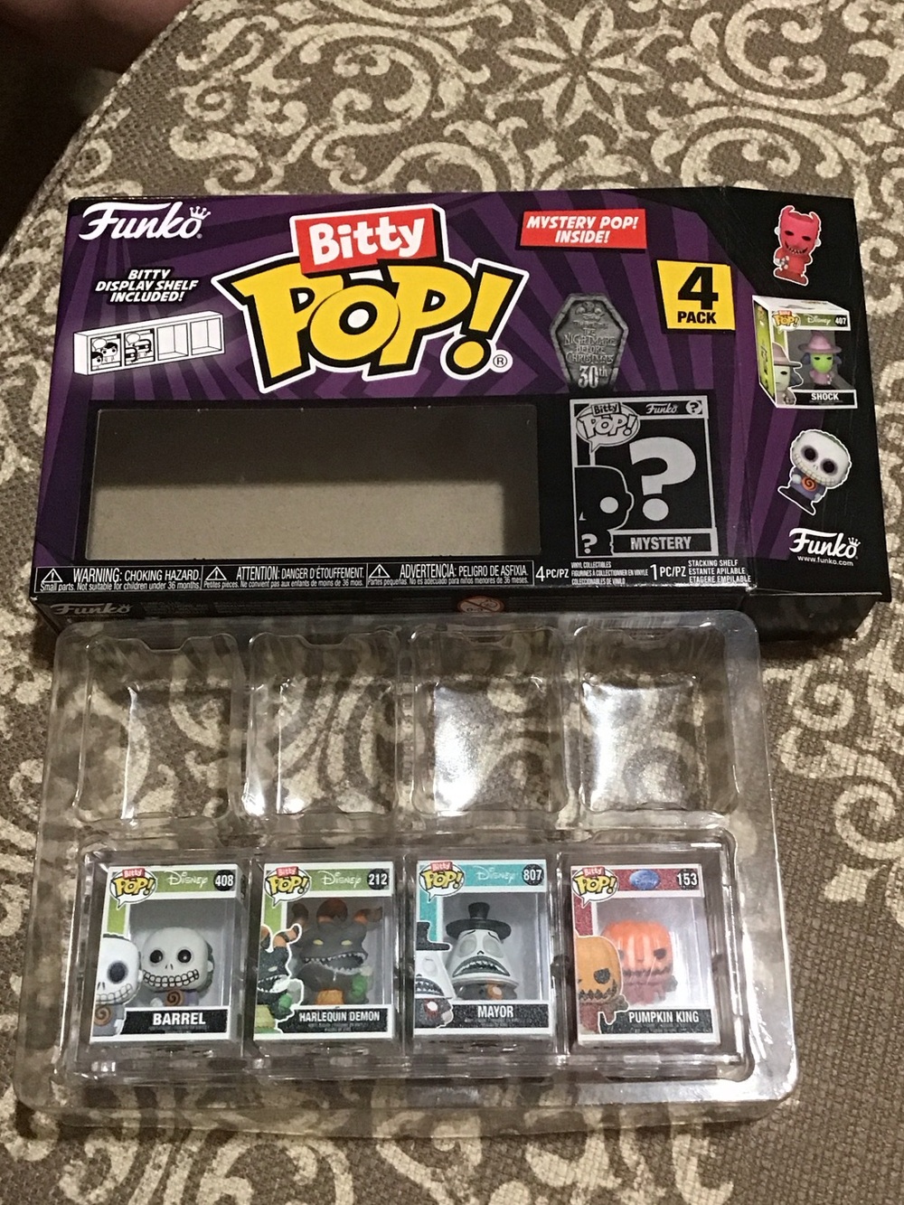 Funko Bitty Pop! The Nightmare Before Christmas 4-Pack!